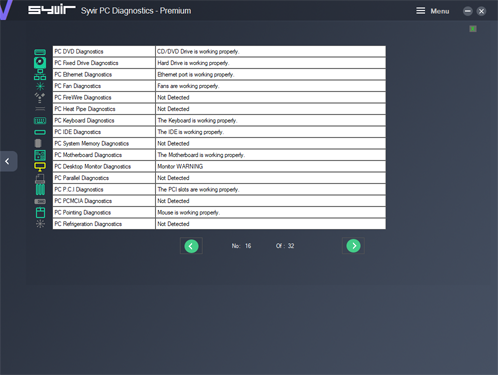 PC Diagnostic software